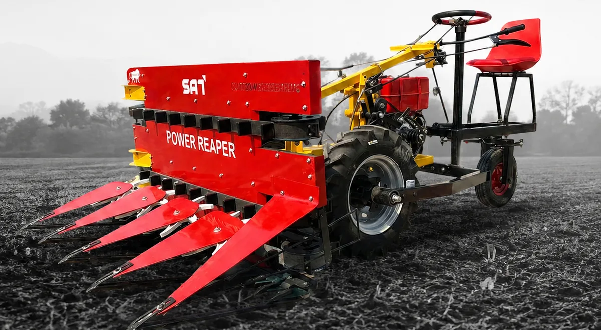 SAT-R201 differential power reaper with seat and steering